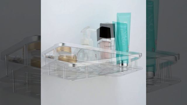 Homeself 12.4 Inch Wall Mount Aluminum Bathroom Shelf Organizer for Bathroom, Bedroom, Kitchen смотреть онлайн