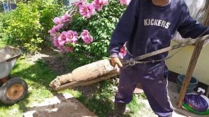 Сегодня пробурили скважину по глине 23м.