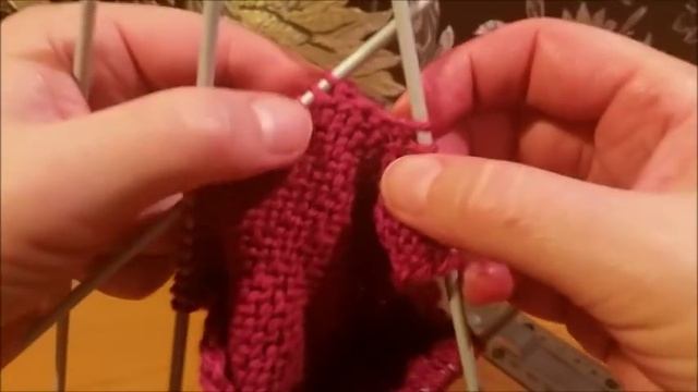 Лёгкий способ вязания пятки носка. смотреть онлайн