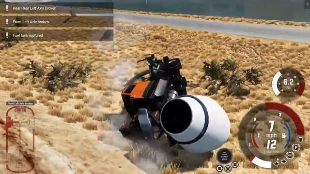 BeamNG Grid Map Test! - BeamNG Drive Crash Course - BeamNG Drive #7 смотреть онлайн