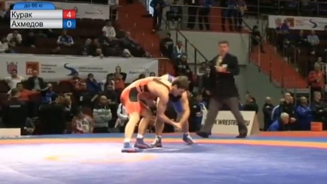 ЧР ГРБ-15 до 66 кг. 1/2 финала. Курак Адам - Ахмедов Азамат смотреть онлайн