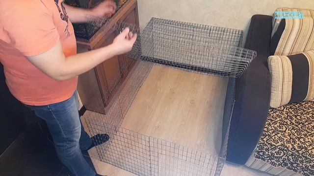 Вольер-манеж для котят и щенков/Makklet/Закрытого типа/Обзор. смотреть онлайн