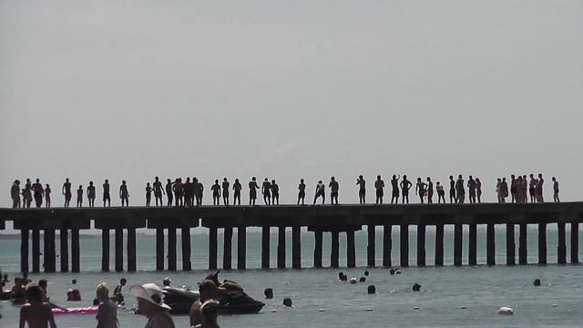 Новофёдоровка Крым 2015г ФЛЕШМОБ на день ВДВ смотреть онлайн