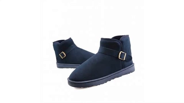 Мужские зимние ботинки из флока Men's Winter Flock Shoes смотреть онлайн