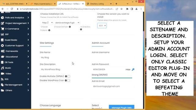 How to setup WordPress for free( free hosting and domain name) смотреть онлайн