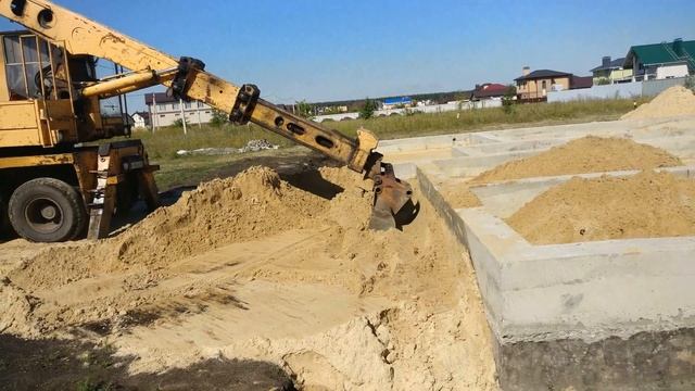 Чем лучше сделать обратную засыпку. Цена обратной засыпки при полах по грунту. смотреть онлайн