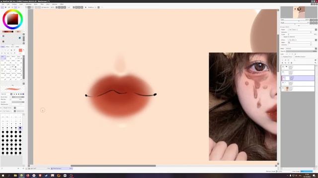 Как нарисовать губы (Кринжовый туториал) смотреть онлайн