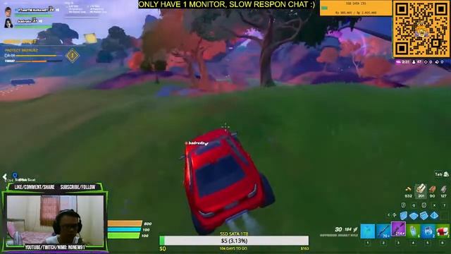 ?Fortnite. Potato AIM/BUILD;V only have 1 monitor, slow respon chat:) смотреть онлайн