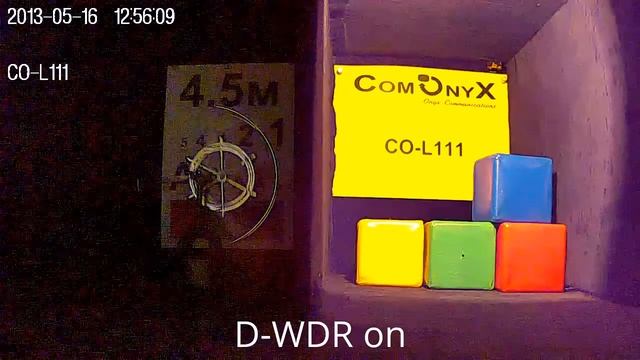 Уличная IP-камера CO-L111. Режим D-WDR, тест. смотреть онлайн
