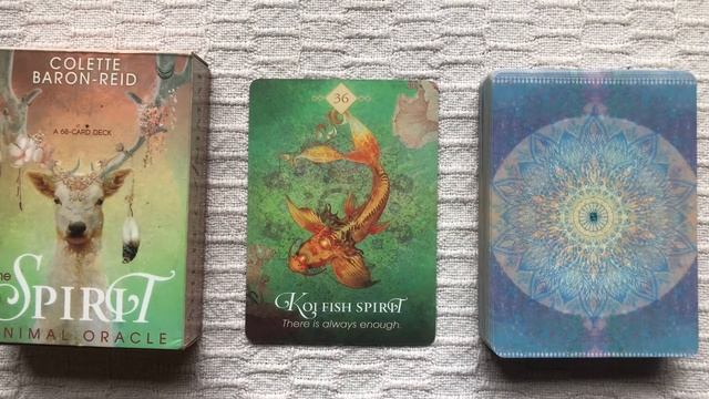The Spirit Animal Oracle 36/68 Koi Fish Spirit guide book audio description смотреть онлайн