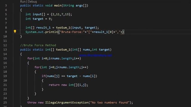 LeetCode Problem - Two Sum смотреть онлайн