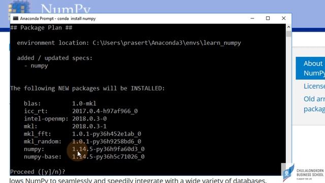 สอน NumPy: การติดตั้ง NumPy package смотреть онлайн
