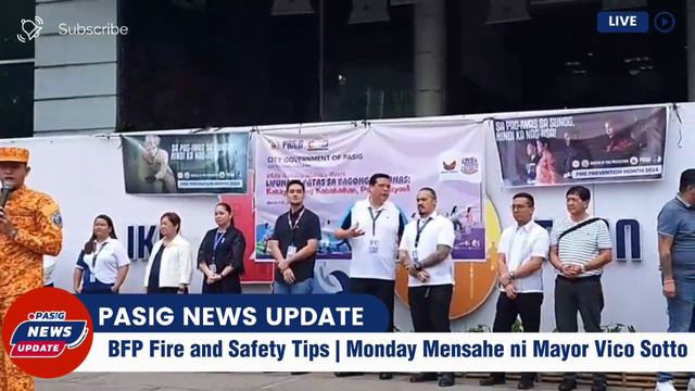 🔴Live: Mayor Vico Sotto | Monday Updates | Fire Prevention Tips | Pasig News Update смотреть онлайн