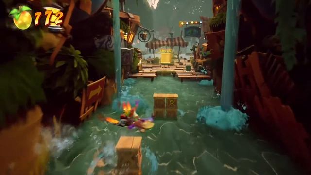 Crash Bandicoot 4: It’s About Time.БЕГОМ ЧЕРЕЗ БОЛОТО.100% Прохождение. смотреть онлайн