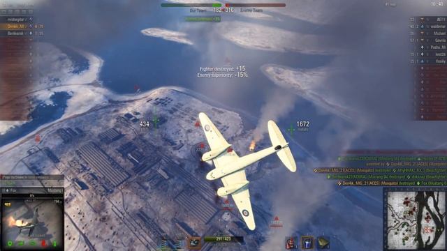 World of Warplanes | De Havilland 98 Mosquito | 9 KILLS - Replay Gameplay 1080p 60 fps смотреть онлайн