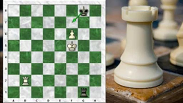 Урок 2 Ладейный эндшпиль Пешка на 6 горизонтали Чёрный король перед пешкой смотреть онлайн