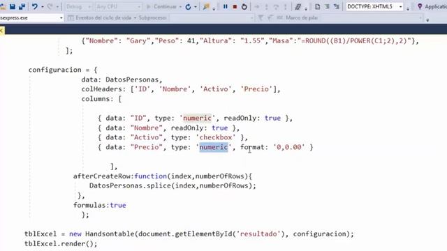 Consultar datos SQL y mostrarlos en una hoja tipo excel en web - Handsontable (11) смотреть онлайн