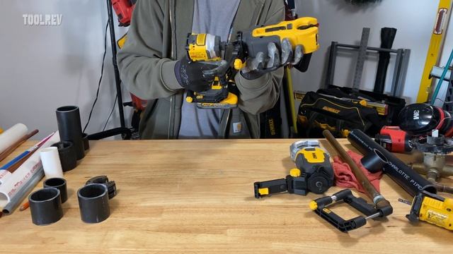 DeWalt Copper And PVC Pipe Cutter Attachements