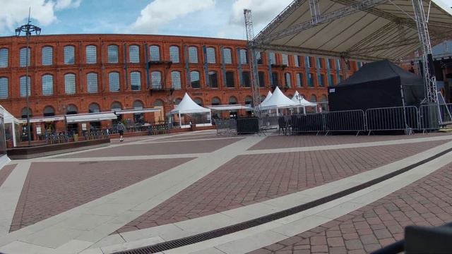 На велосипеде по Польше. г. Лодзь. Экскурсия по центру города смотреть онлайн