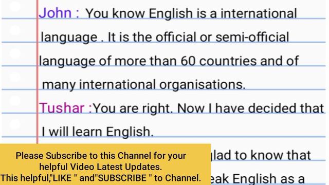 Dialogue between two friends about the importance of Learning English// Conversation two friends смотреть онлайн