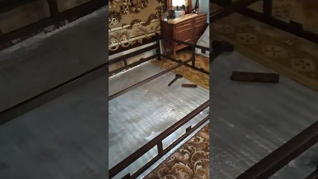Двух спальная кровать своими руками часть 1 смотреть онлайн