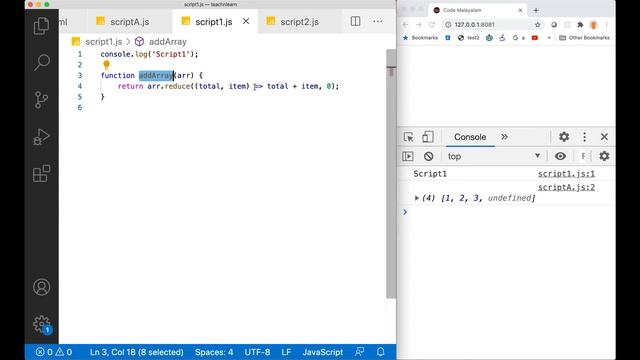 Import | Export | Javascript | Module | Malayalam смотреть онлайн