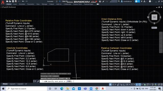 AUTOCAD COORDINATES SYSTEM(Tagalog Tutorial) смотреть онлайн