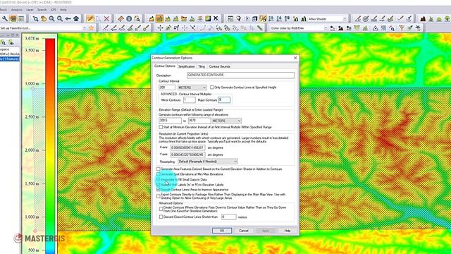 Crea curvas de nivel con Global Mapper смотреть онлайн