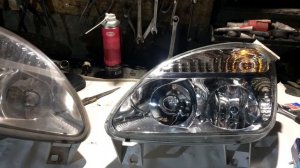 замена стекла фары газель