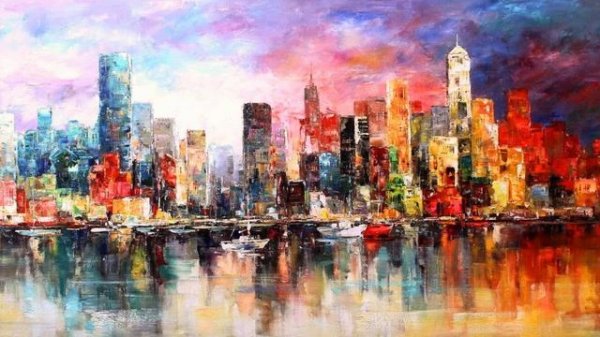 TV WALLPAPER ABSTRACT PAINTING | 4K & 8K TV SCREEN SAVER