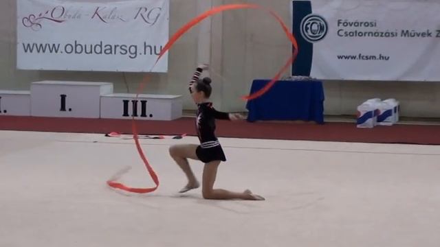 SC "BAGIRA", Ukraine, LILIYA BUNDZYLO, OBUDA CUP 2011 (Hungary), ribbon смотреть онлайн