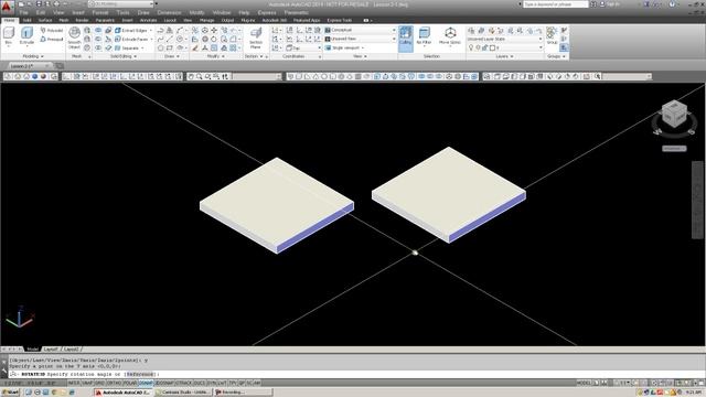 AutoCAD 2014 - 3D Tutorial 03 смотреть онлайн