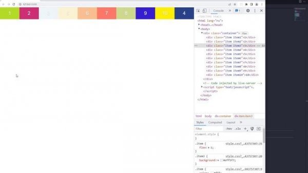 CSS Flexbox #6. Меняем порядок элементов внутри flex контейнера, используя свойство order