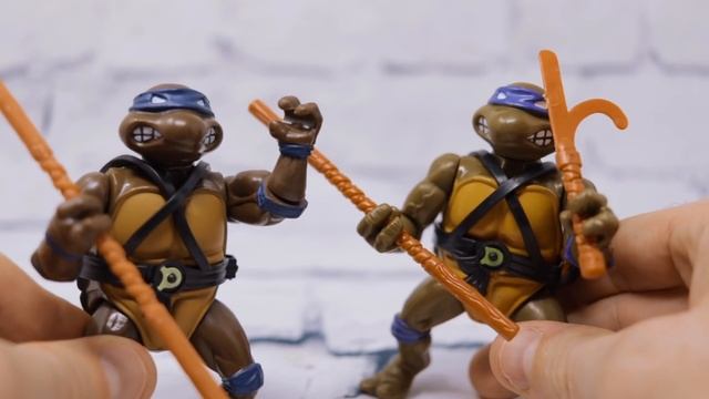 GameStop Ninja Turtles 1988 Reissue Vs The Original Playmates Toys Figures