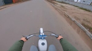 FUN motorcycle with PEDALS «RIGA-13 1983» POV