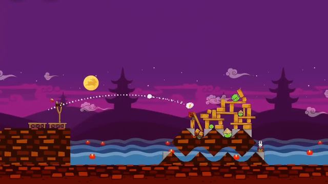 Mooncake Festival 2-13 | Score 97240 | Angry Birds Seasons смотреть онлайн