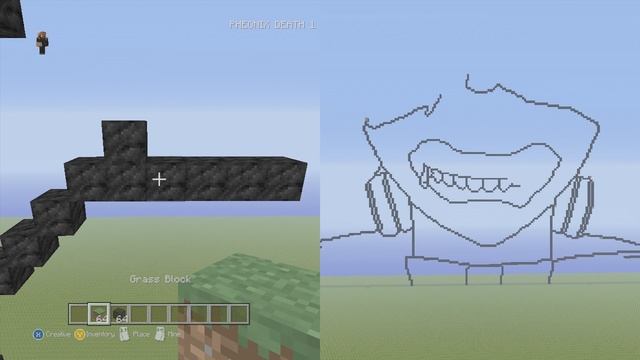Minecraft Pixel Art Tutorial | Kaneki Ken Part 3 (Tokyo Ghoul) смотреть онлайн