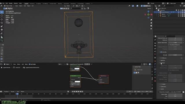 How make HONEY or VISCOSITY in object I #blender Tutorial I English смотреть онлайн
