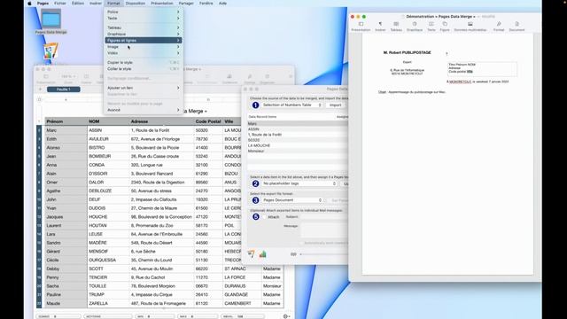 Publipostage sous Mac смотреть онлайн