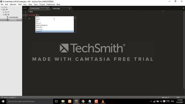 How To insert Data in MySQL Database Table Using PHP смотреть онлайн