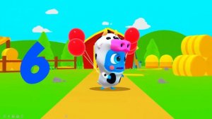 ⭐ Learn to count to 5 with Mini Moonies! ⭐ Songs for kids by Mini Moonies