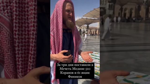 Дагестанец раздаёт финики для постящихся в Мекке и Медине! смотреть онлайн