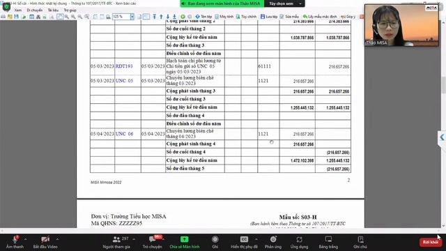 Kiểm tra S05-H: Bảng cân đối số phát sinh năm 2023 (Phần 01) (Sáng 21.02.2024) смотреть онлайн