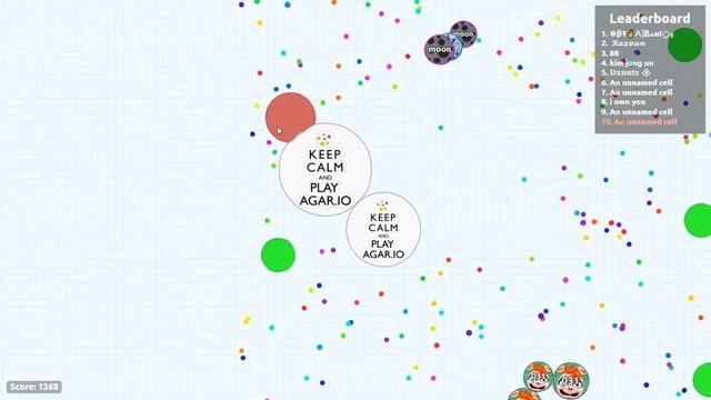 Keep Calm and Play Agar.io... смотреть онлайн