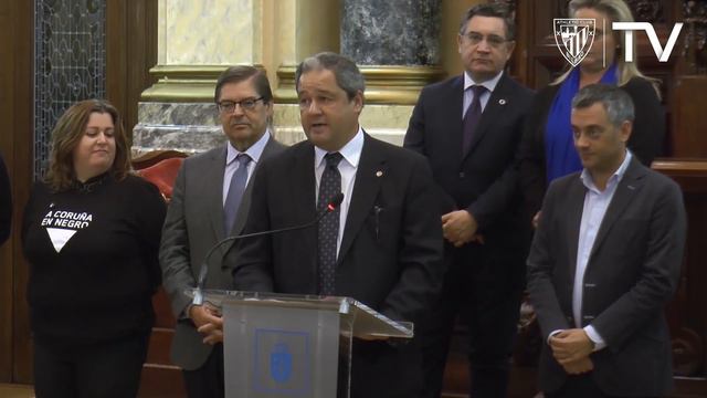A Coruñako Udalaren harrera instituzionala/ Recepción institucional del Ayuntamiento de A Coruña смотреть онлайн