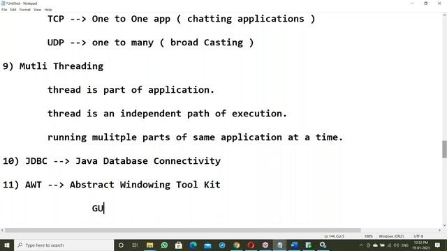 CORE JAVA tutorials || Demo - 1 || by Mr. Nageswar Rao On 19-01-2021 @11:45AM смотреть онлайн