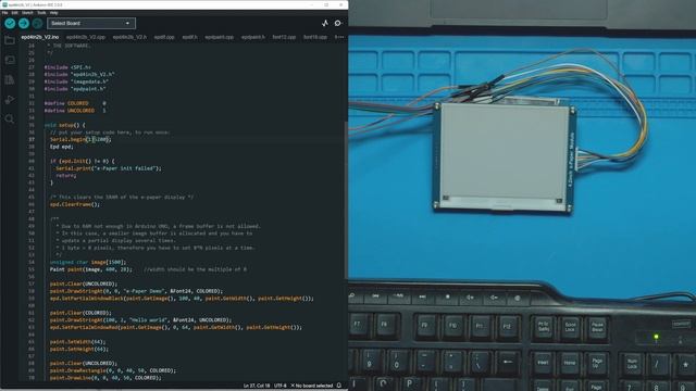 DIY E-paper Display with ARDUINO: Setup and Programming | e-ink display | 4.2inch waveshare смотреть онлайн