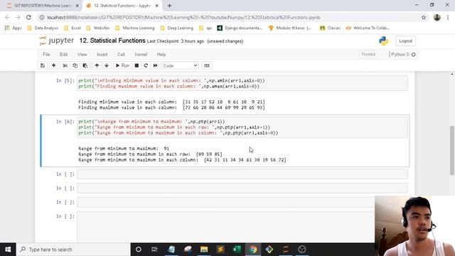 Numpy | 12. Statistical Functions смотреть онлайн