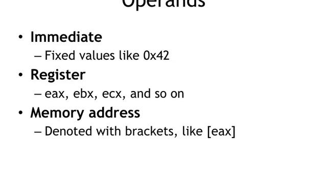 CNIT 126 4: A Crash Course in x86 Disassembly смотреть онлайн