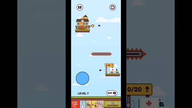 Rope Puzzle Stickman Rescue Level 1,2,3,4,5,6,7,8,9,10 Gameplay WalkThrough смотреть онлайн
